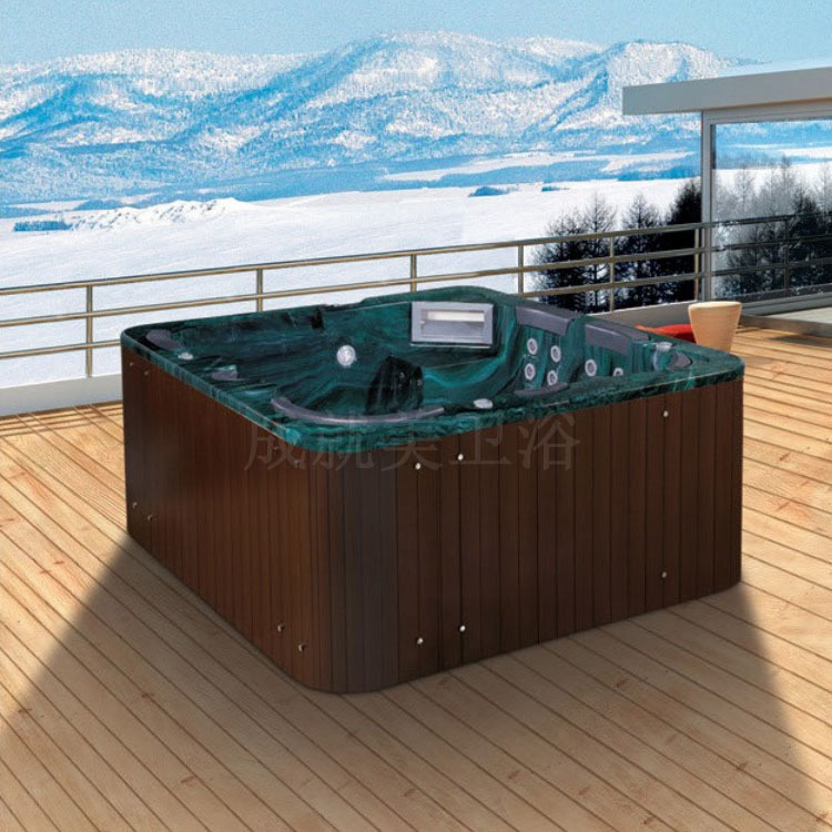 Health Wellness Spa - Professionelle Whirlpool-Massagebadewanne mit Hydro-Jets für Wellnesscenter,