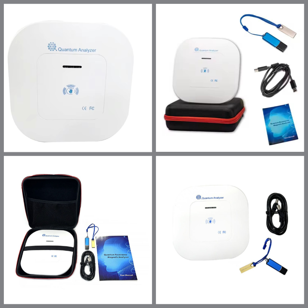 Health Wellness Spa - Ganzkörper-Wellness-Tester Quantenmagnetischer Bio-Resonanz-Analysator Tragbares Inspektionsgerät für