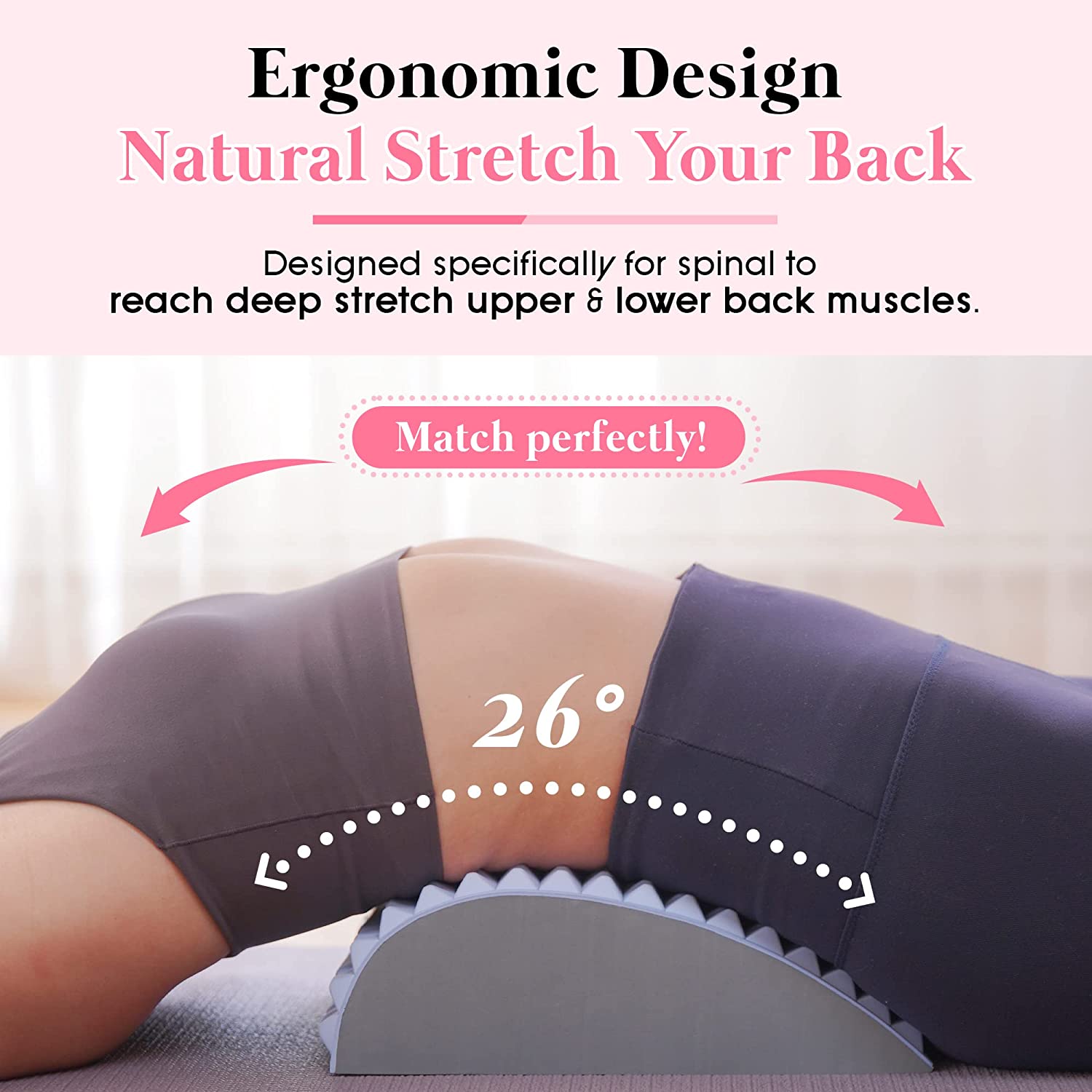 Back Stretcher Lumbar - Behandlung von Schmerzen im unteren Rücken,