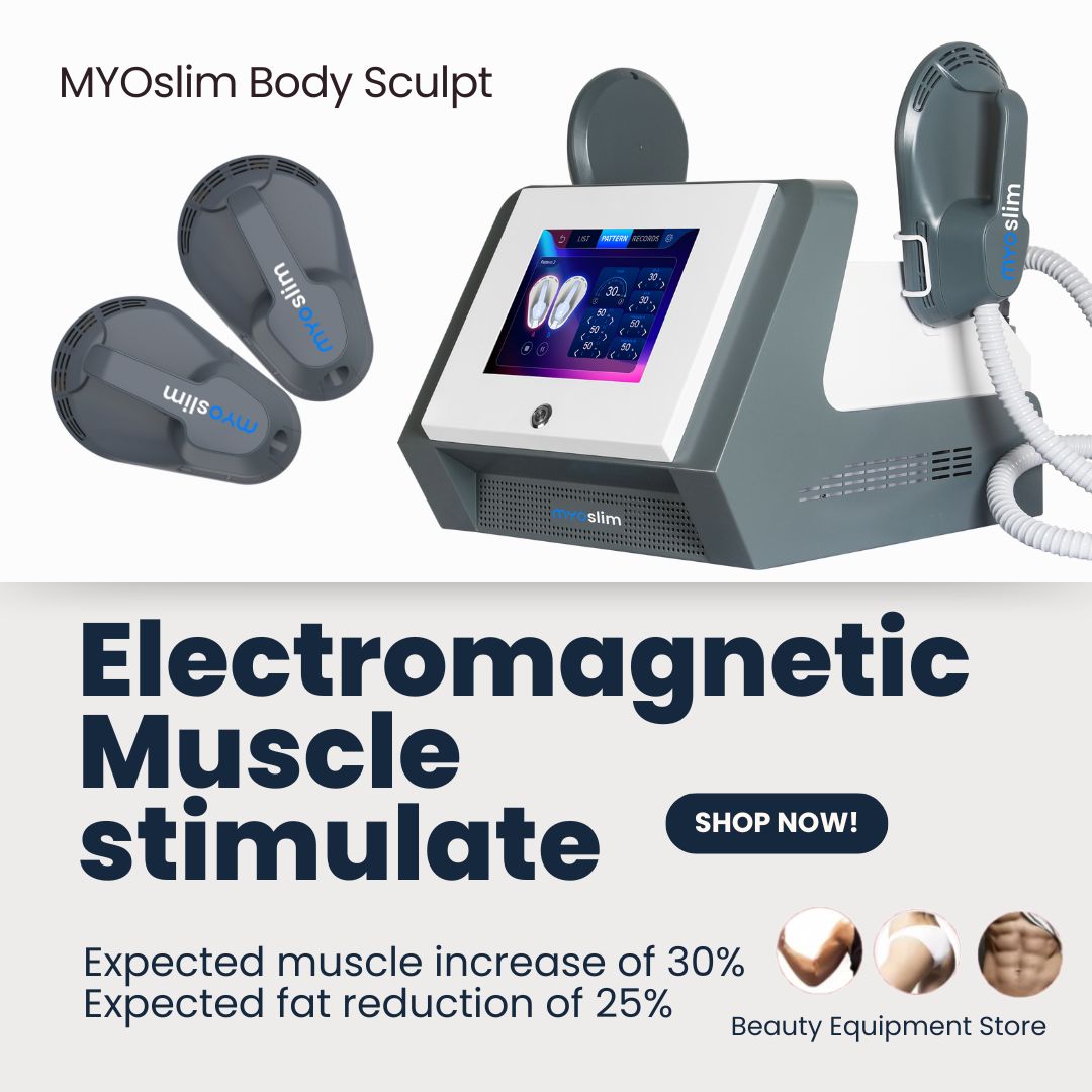 Health Wellness & Psychology - EMS Körpertrainingsgerät MYOslim Fettentfernung 2 Handstücke