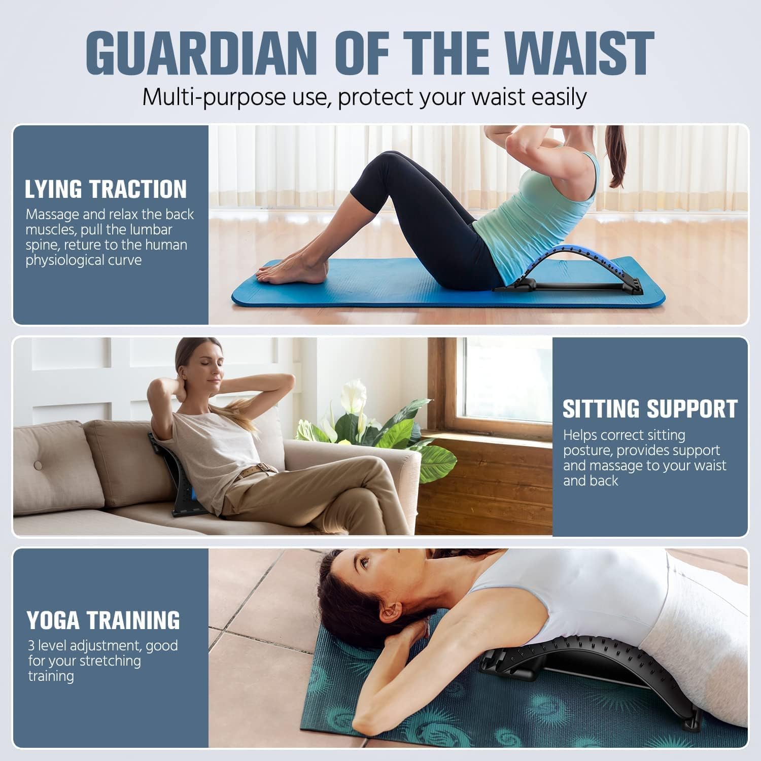 Mehrstufiges Rückenstreckgerät – Back Stretcher Lumbar Bewertung und Preis